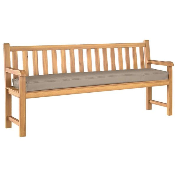 vidaXL Pallet pude Gr&aring;brun 180 x 40 x 8 cm Oxford stof