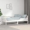 vidaXL daybed 80x200 cm massivt fyrretræ hvid