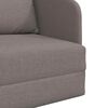 vidaXL Sovesofa 60cm Gr&aring;brun Stof