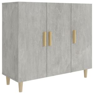 vidaXL skab 90x34x80 cm konstrueret tr&aelig; betongr&aring;
