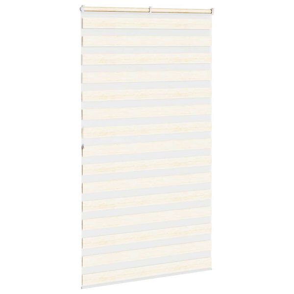vidaXL zebragardin marmorbeige 120x200 cm stofbredde 115,9cm polyester