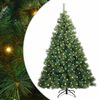 vidaXL Kunstigt juletr&aelig; med 300 LED'er Gr&oslash;n 210 cm PE og PVC