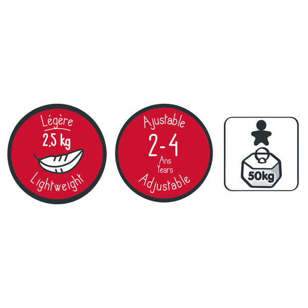 Smoby balancecykel Rookie rød