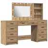 vidaXL Kl&aelig;deskab 3 pcs Artisan Egetr&aelig; 78,5 x 41 x 135 cm