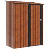 vidaXL Haveskure Brun 153,5 x 86 x 200 cm Metal