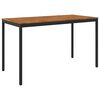 vidaXL Have Bar Bord Naturfarvet og sort 180 x 88,5 x 105 cm