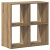 vidaXL skab 68,5x32x68,5 cm konstrueret tr&aelig; egetr&aelig;sfarve