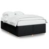 vidaXL sengeramme uden madras 160x200 cm stof sort