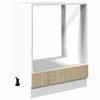 vidaXL ovnskab 60x46x81,5 cm konstrueret tr&aelig; sonoma-eg