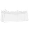 vidaXL Have Myg Net 220 mesh Hvid 3 x 6 x 2,5 m Polyester