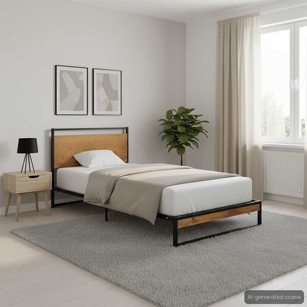 vidaXL sengestel 90x200 cm metal