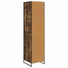 vidaXL Warderobe 2 pcs R&oslash;get Eg 50 x 50 x 200 cm Konstrueret tr&aelig;