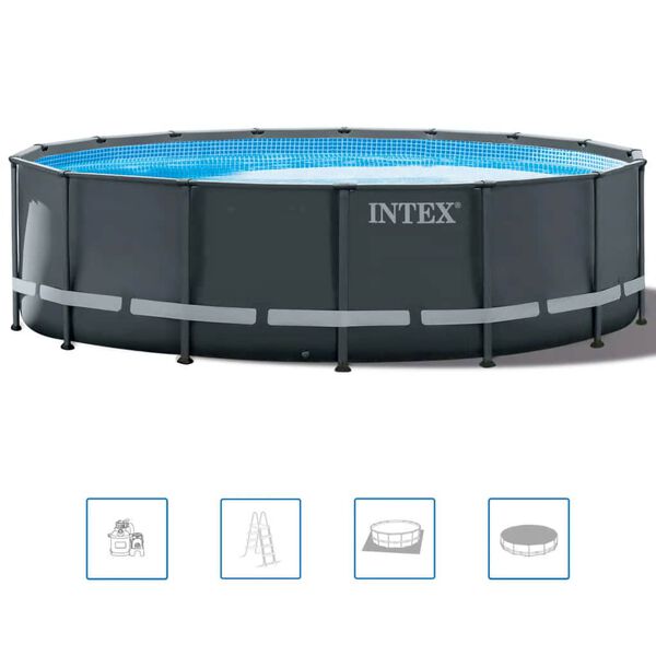 Intex Ultra XTR Frame swimmingpools&aelig;t 488x122 cm rund 26326GN