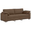 vidaXL Sofa Sæt 2 pcs Brun 219 x 77 x 82 cm Stof