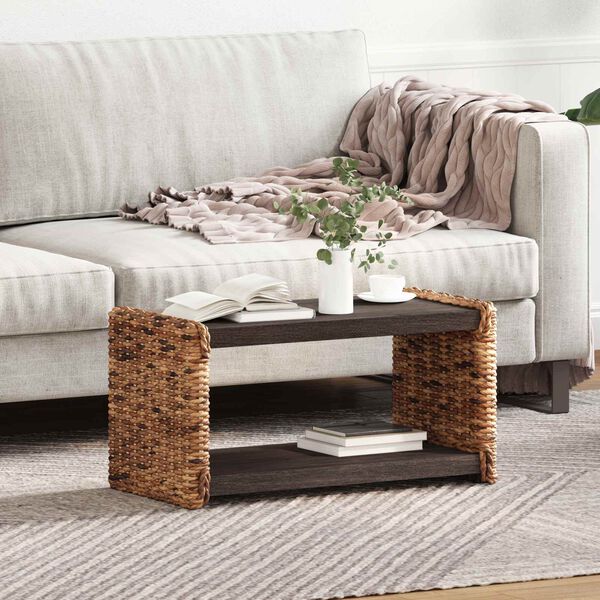 vidaXL Sidebord Naturfarvet 44,5 x 45 x 45 cm Massiv Mahogni