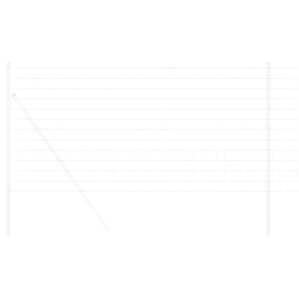 vidaXL Euro Hejn Sølv 1.2 x 10 m Varmegalvaniseret jern