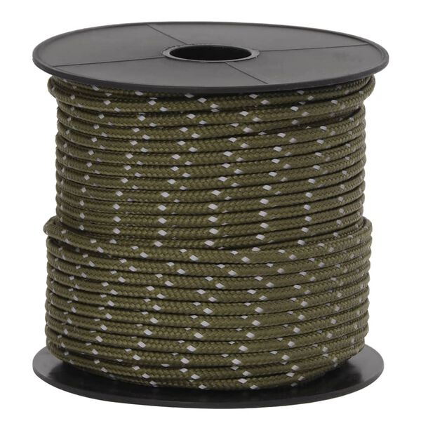 vidaXL selvlysende bardunline med bardunspænder 50 m 4 mm