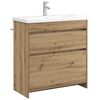 vidaXL Badev&aelig;relsesm&oslash;bel s&aelig;t Artisan-eg 81 x 40 x 84,5 cm