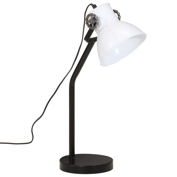 vidaXL skrivebordslampe 25 W 17x17x60 cm E27 hvid