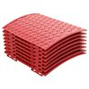 vidaXL Juleskirt R&oslash;d &Oslash; 65 x 24 cm Plastik
