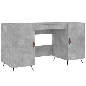 vidaXL skrivebord 140x50x75 cm konstrueret tr&aelig; betongr&aring;