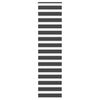 vidaXL zebragardin sort 55x200 cm stofbredde 50,9 cm polyester