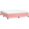 vidaXL sengeramme 160x200 cm fl&oslash;jl pink