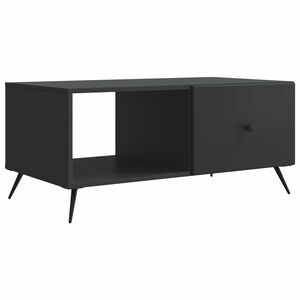 vidaXL Sofabord Sort 90 x 50 x 40 cm Konstrueret tr&aelig;