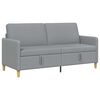 vidaXL Sofa med opbevaring Lysegr&aring; 172 x 78 x 87 cm Polyester