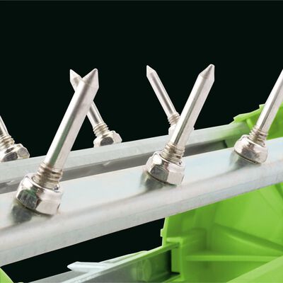 Draper Tools plænelufter med pigge 450 mm grøn