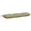 vidaXL B&aelig;nkpude VIANEN 100% polyester Lys gr&oslash;n 120 x 30 x 12 cm