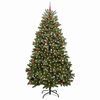 vidaXL Kunstigt juletr&aelig; med 300 LED'er Gr&oslash;n 270 cm PVC og metal