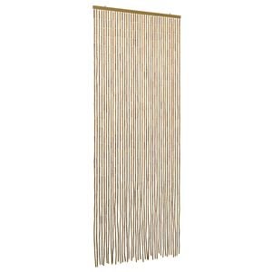 vidaXL Insekt D&oslash;r Gardin flerfarvet 90 x 200 cm Bambus