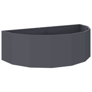 vidaXL Plantekasse Antracit 120 x 60 x 35 cm St&aring;l