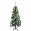 vidaXL Kunstigt juletr&aelig; med 150 LED'er Gr&oslash;n 120 cm PE og PVC