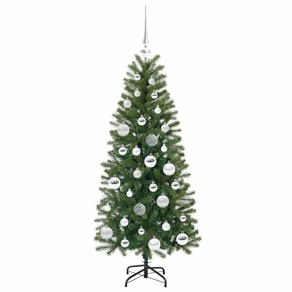 vidaXL Kunstigt juletr&aelig; med 150 LED'er Gr&oslash;n 120 cm PE og PVC