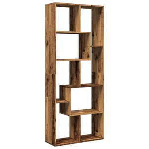 vidaXL bogreol/rumdeler 67x25x161,5 cm konstrueret tr&aelig; antikt tr&aelig;
