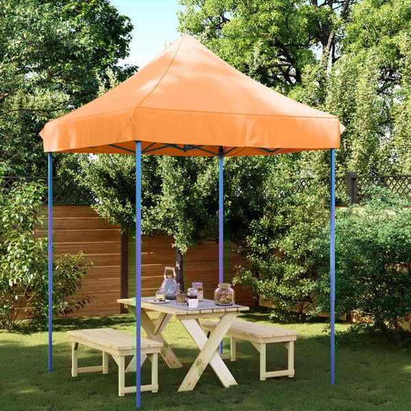 vidaXL Party Tent Orange 200 x 200 x 306 cm Oxford stof