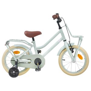 vidaXL B&oslash;rnecykel 12 tommer til 2-4 &aring;r gamle Lys gr&oslash;n