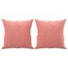 vidaXL pyntepuder 2 stk. 40x40 cm velour lyser&oslash;d