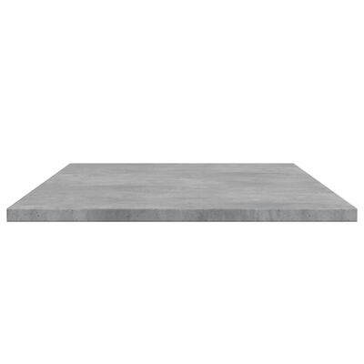 vidaXL boghylder 4 stk. 100x40x1,5 cm konstrueret træ betongrå