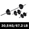 V&aelig;gtstang + 2 h&aring;ndv&aelig;gte 30,5 kg