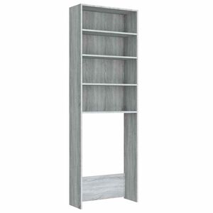vidaXL vaskemaskineskab 64x24x190 cm gr&aring; sonoma-eg