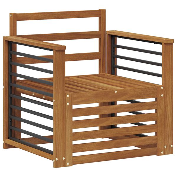 vidaXL Udend&oslash;rs sofagruppe Naturfarvet 71 x 63 x 73 cm