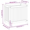 vidaXL plantekasse med for 54x31x50 cm massivt akacietr&aelig;