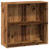 vidaXL bogreol 60x30x77 cm konstrueret tr&aelig; gammelt tr&aelig;look
