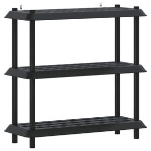 vidaXL Reol 3 niveauer 100 x 40 x 96 cm PP Antracit