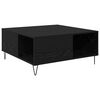 vidaXL Sofabord Sort eg 80 x 80 x 36,5 cm Konstrueret tr&aelig;