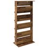 vidaXL Magasin Rack Gammelt tr&aelig; 70 x 41 x 156 cm Konstrueret tr&aelig;