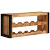 vidaXL Vinfad Brun 100 x 45 x 33 cm Solid Grov Mango Tr&aelig;